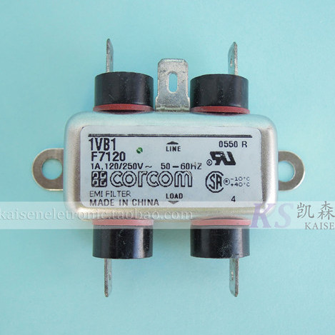 1VB1 B 系列 F7120 6609021-1 Corcom 1A抗干扰IEC单相小型滤波器