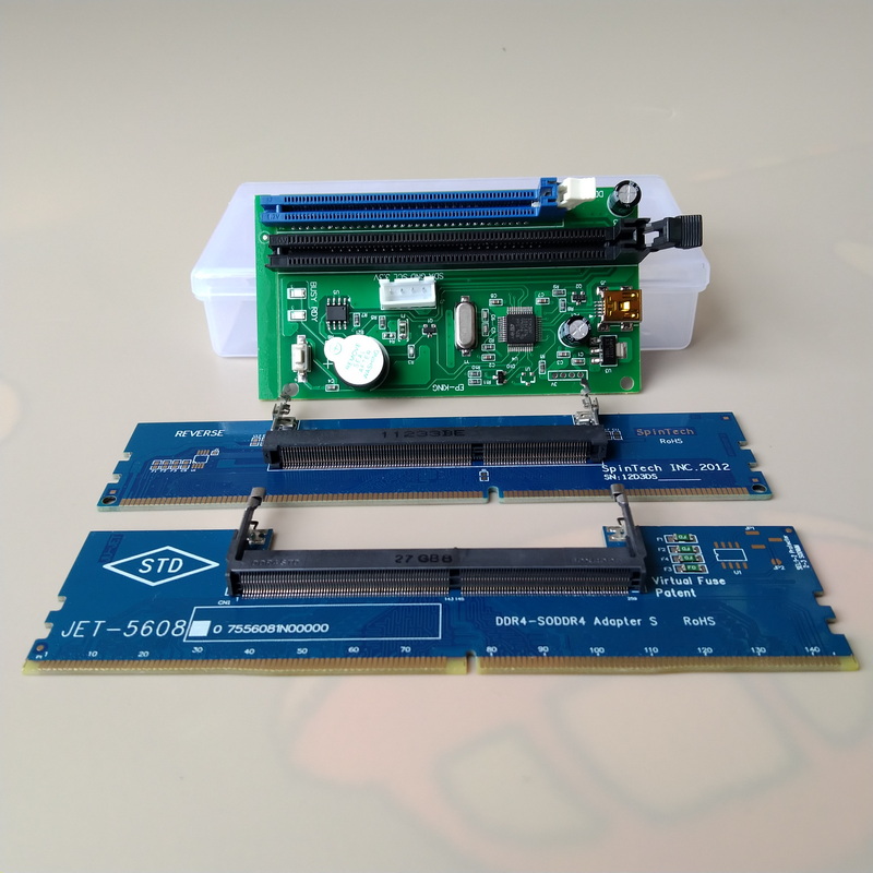 内存条SPD烧录器台式机笔记本DDR34编程器更改内存容量频率日期