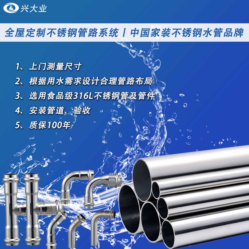 全屋定制不锈钢水管装修