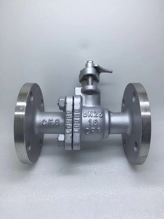不锈钢法兰球阀手动式寸