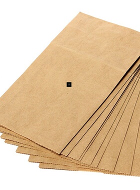 100pcs/lot Brown Kraft Paper Bags Recyclable Gift Jewelry