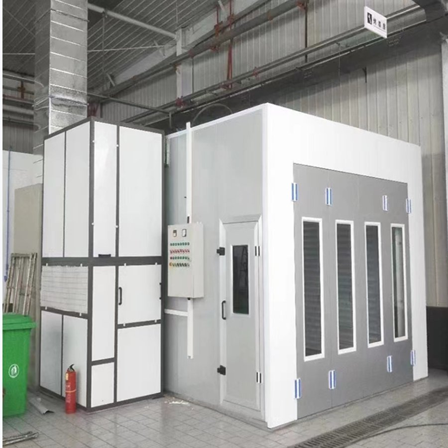 环保汽车烤漆房标准型豪华钣金门家具喷漆房喷塑高温设备全套促销