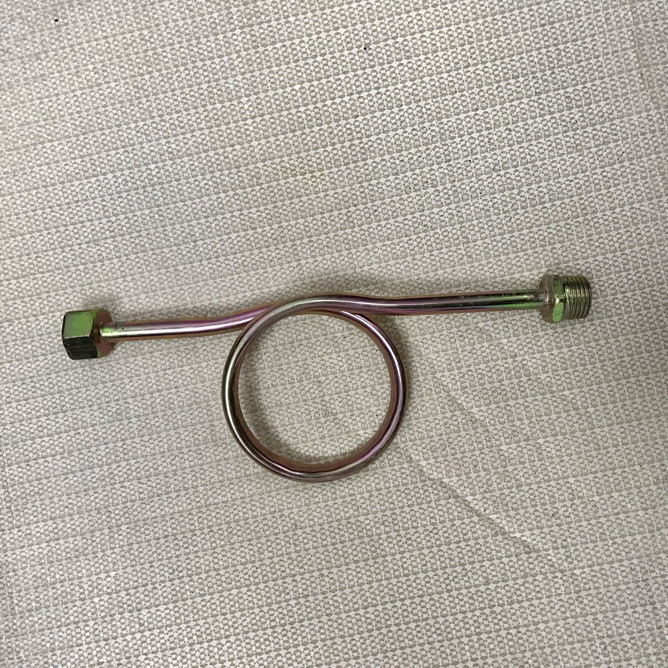 压力表缓冲管弯内螺纹外