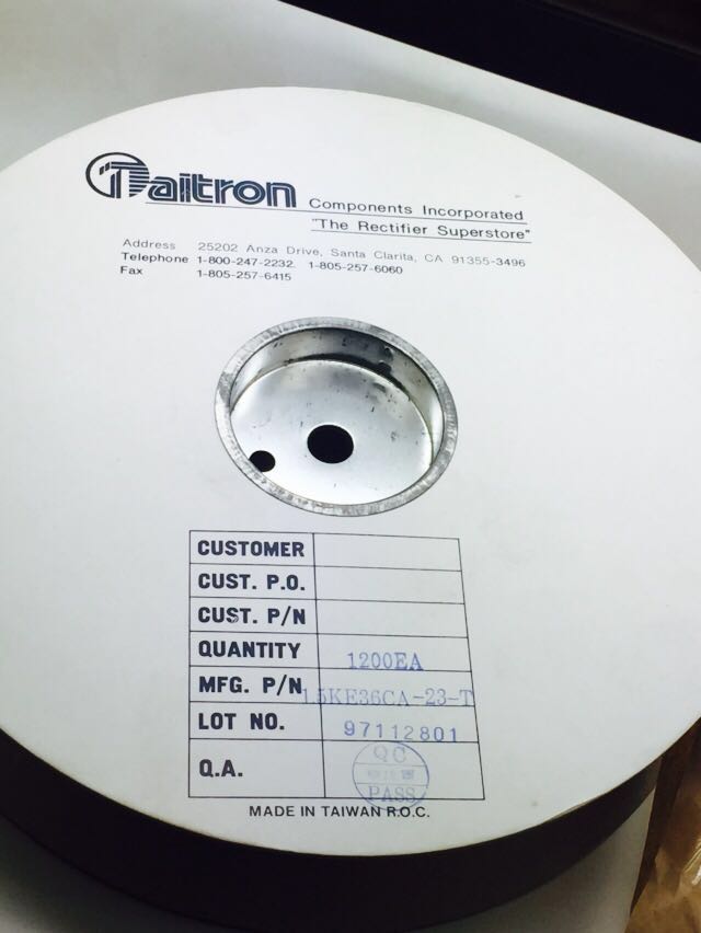 全新进口瞬态抑制二级管