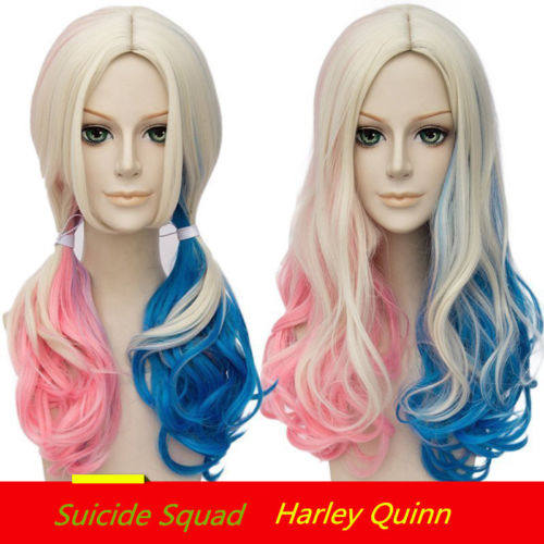 Suicide Squad Harley Quinn Hairpiece Wig Cosplay Costume