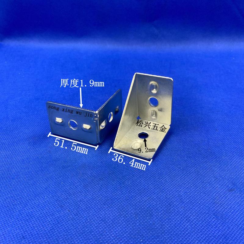 铝材铁三角连接件 4050铁角码 4040铁角件 大号角件 40镀锌角码