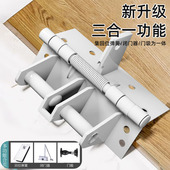 多功能闭门器自动关门合页4寸缓冲装 置弹簧隐形铰链90度直角定位