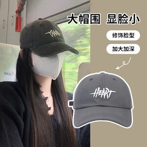 头大圆脸适合的围帽子女