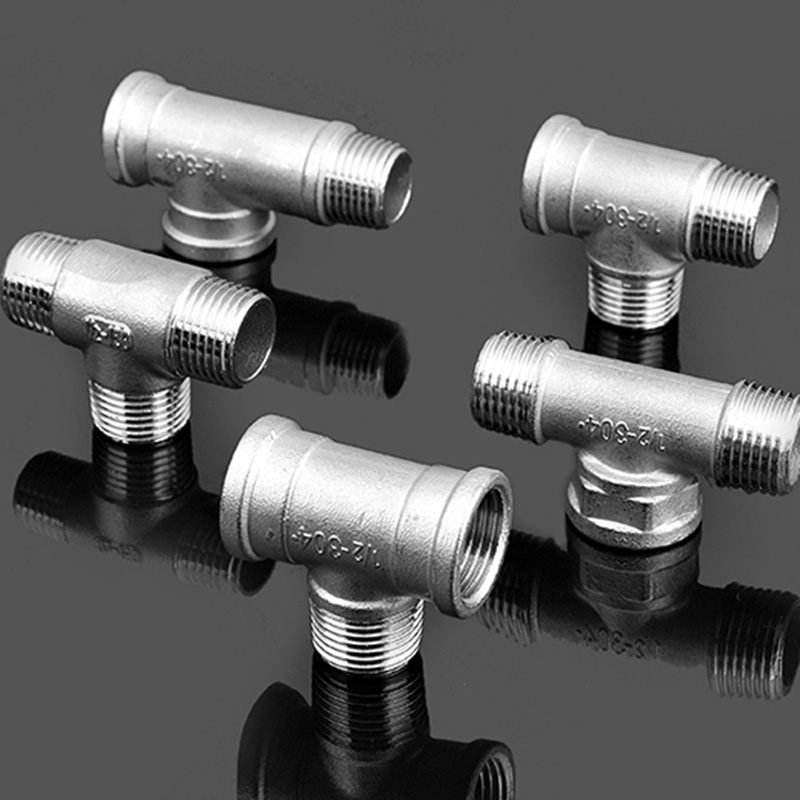 不锈钢外内三通丝螺纹分