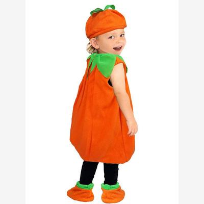 2023Children's Halloween pumpkin costume baby 婴儿万圣节服装