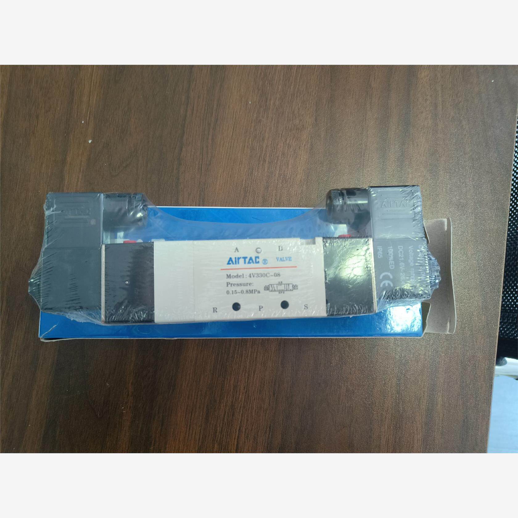 亚德客原装电磁阀4v330C08B dc24v 全新原装正品