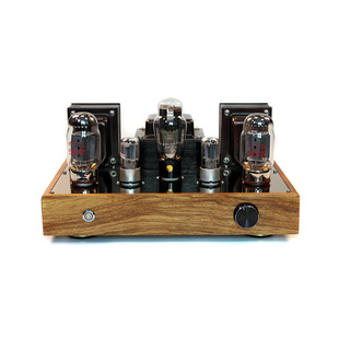 10WX2 青柠 6550单端电子管功放机 EL34 紫檀实木机箱 6N8P推KT88