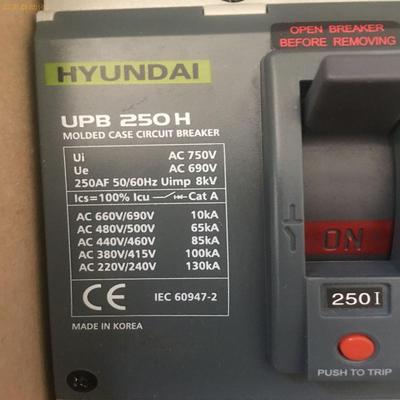 询价现货 UPB250H MOLDED CASE CIRCUIT BREAKER 250I MT