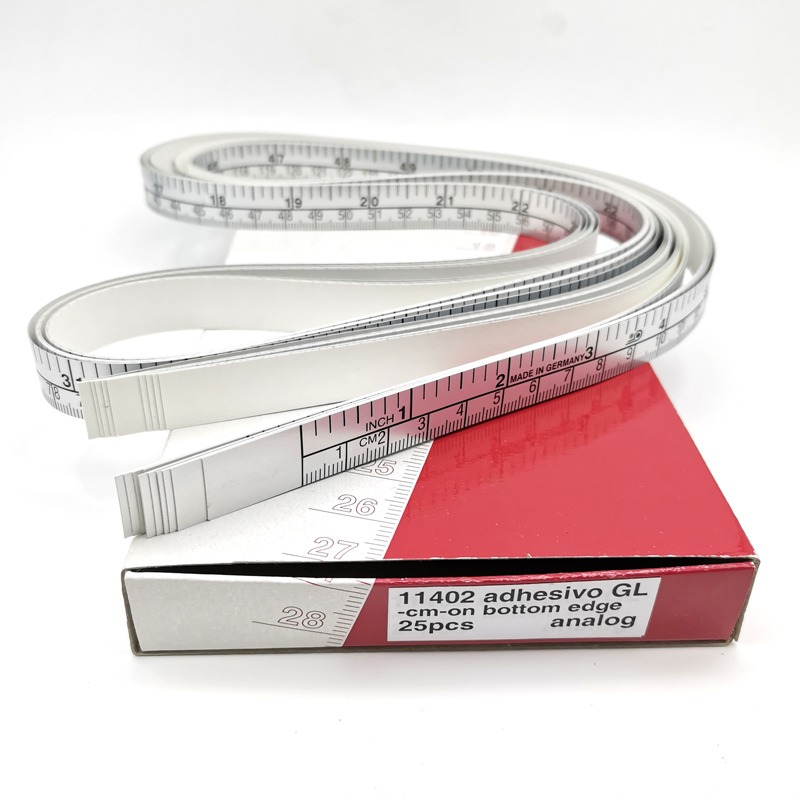 德国hoechstmass台面贴线尺 桌面衣车台板银箔纸贴尺150CM/60英寸