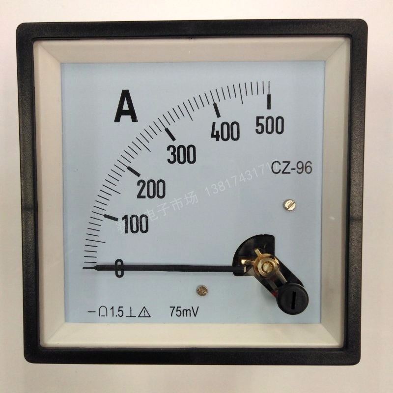 CZ-96 500A/75MV 直流电流表 96 50A/DC75MV 直流表头 200A 100A