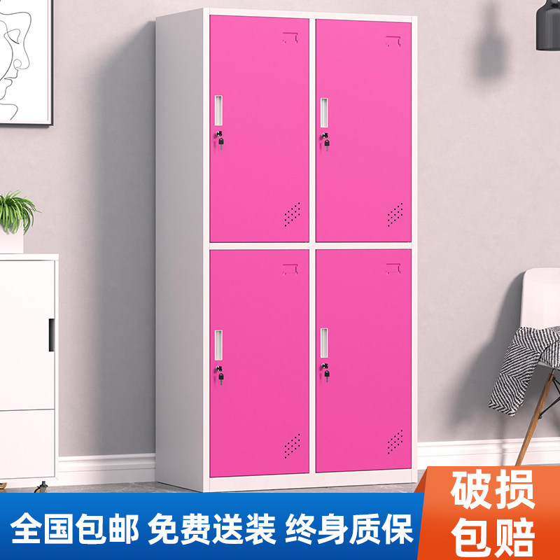 彩色游泳馆浴室门更衣柜