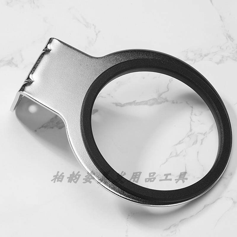 室发廊用电吹风风机架子专不锈钢ETO双圈筒座美发店浴墙上支架壁