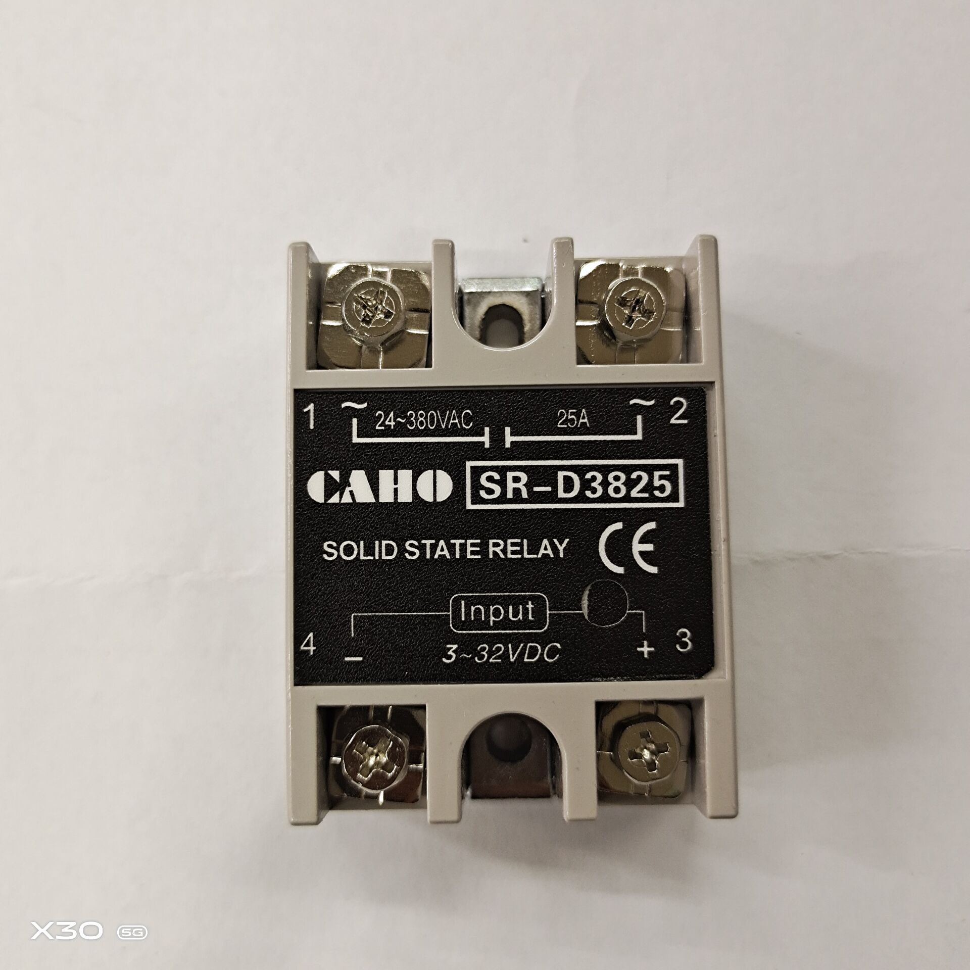 询价SR-D3825单相固态继电器25A 直流3-32VDC控制交流24-380VAC实