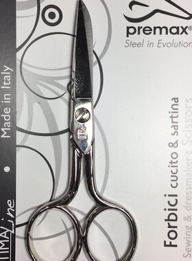 意大利premax 4.5寸黑金绣花剪刀