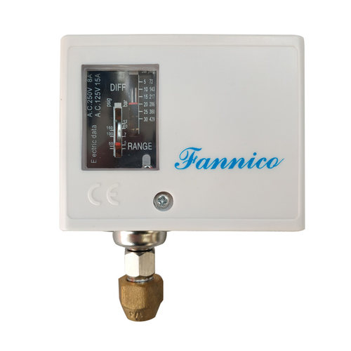 Fannico高压压力差开关 水处理压力开关 纯水机压差控制器5-30bar