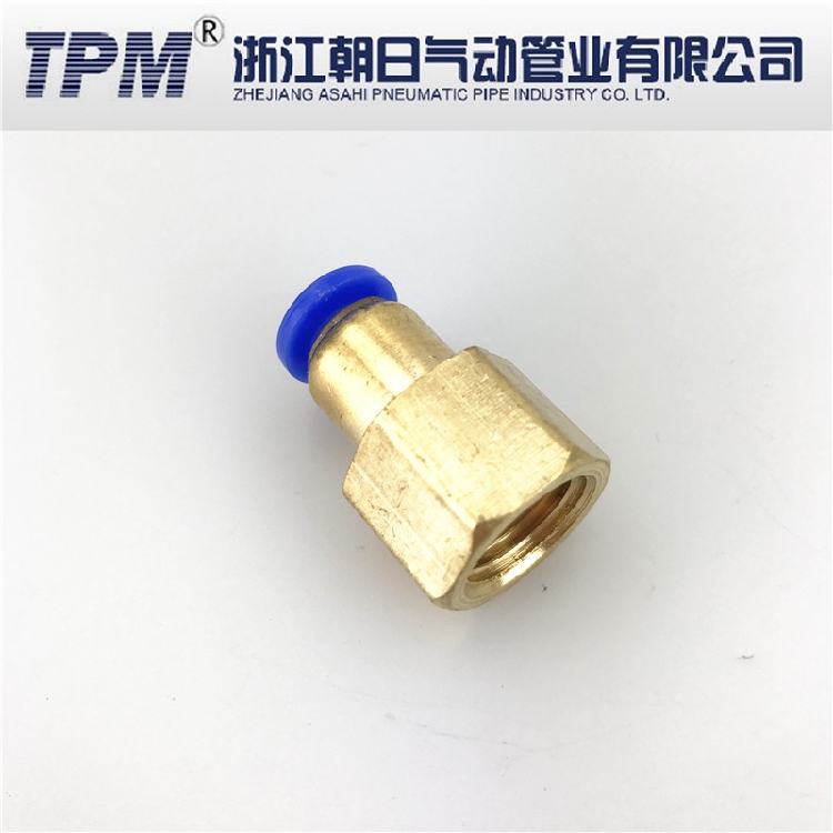 朝日气动元件内螺纹直通