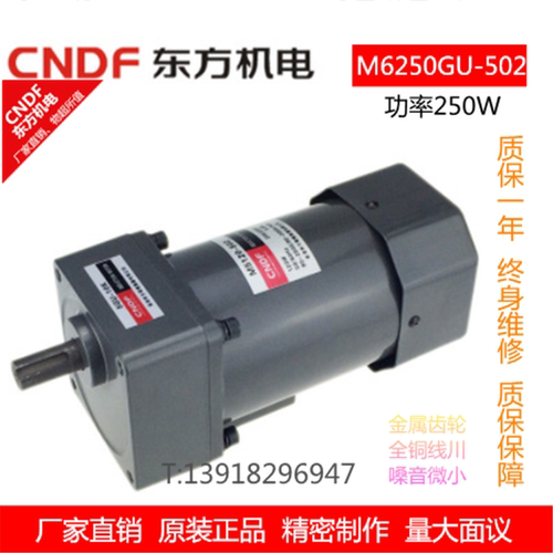香港东方CNDF齿轮减速机马达调速定速感应电机M6250-502/6IK250GU