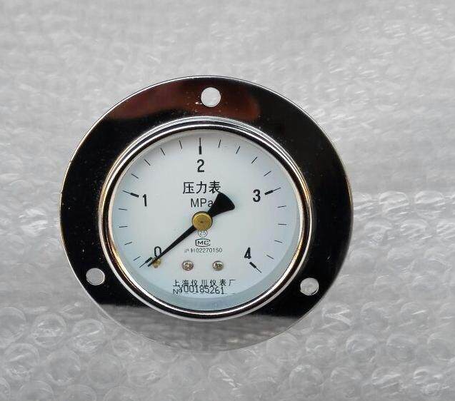 轴向球头型压力表背后外