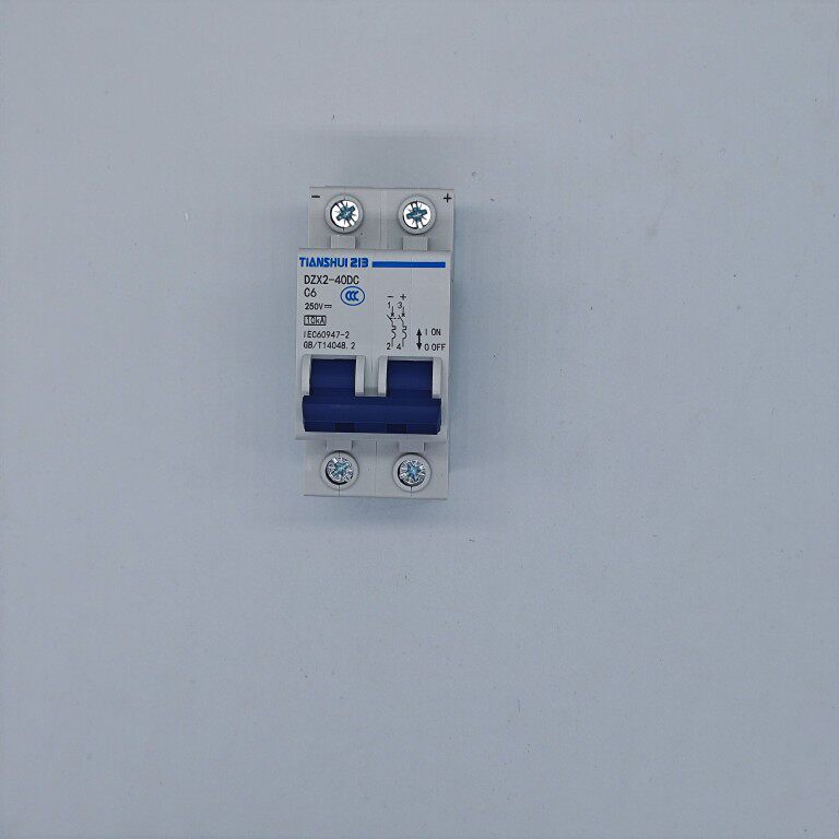 天水二一三小型直流断路器 DZX2-40DC 2P C6 GSB1Z-2P C6