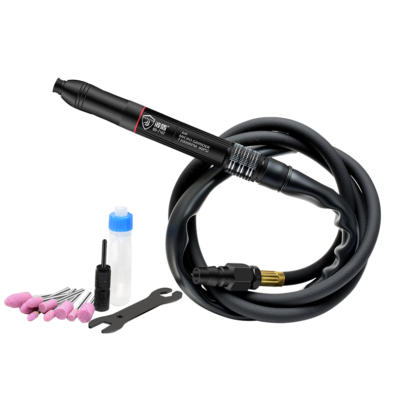 波盾气动风磨笔夹头式研