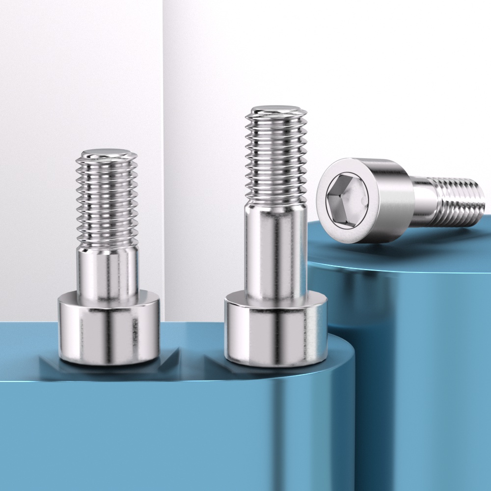 级镀镍半牙杯头内六角螺