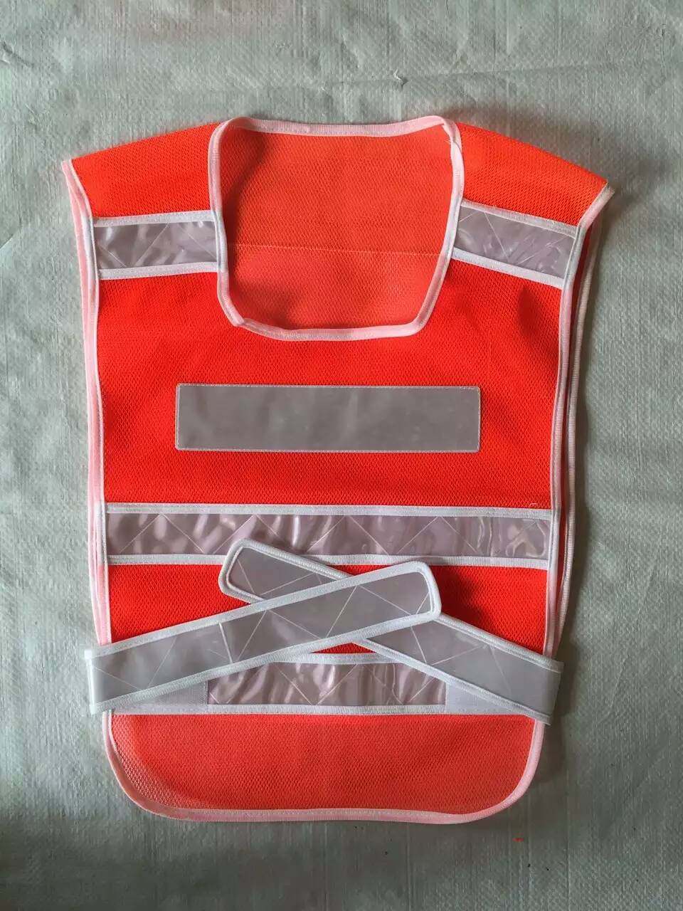 红色反光背心马甲交通安全警示安全服骑行施工环卫网工地衣包邮