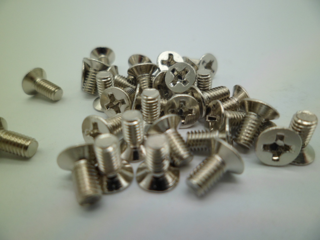 镀镍螺丝机钉十字沉头颗