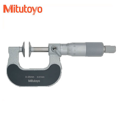 日本三丰mitutoyo非旋转心轴盘型千分尺169-201 202 205 207-10