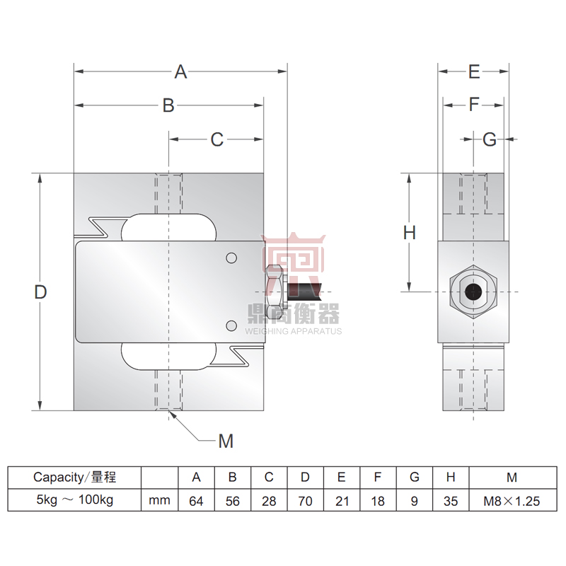 原装正品传力型称重感器