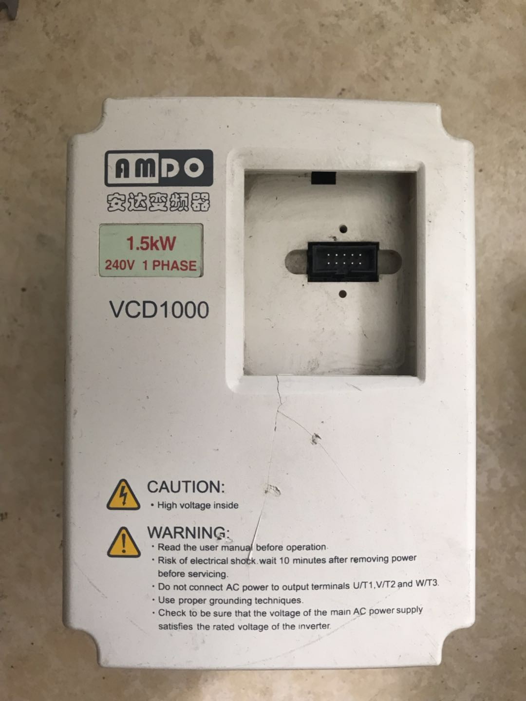 议价直拍不发：安达VCD1000 1.5KW 220V VCD1000A2S0015B不带面板