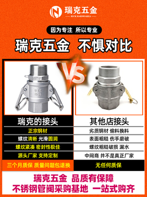 不锈钢快速接头内外丝扳