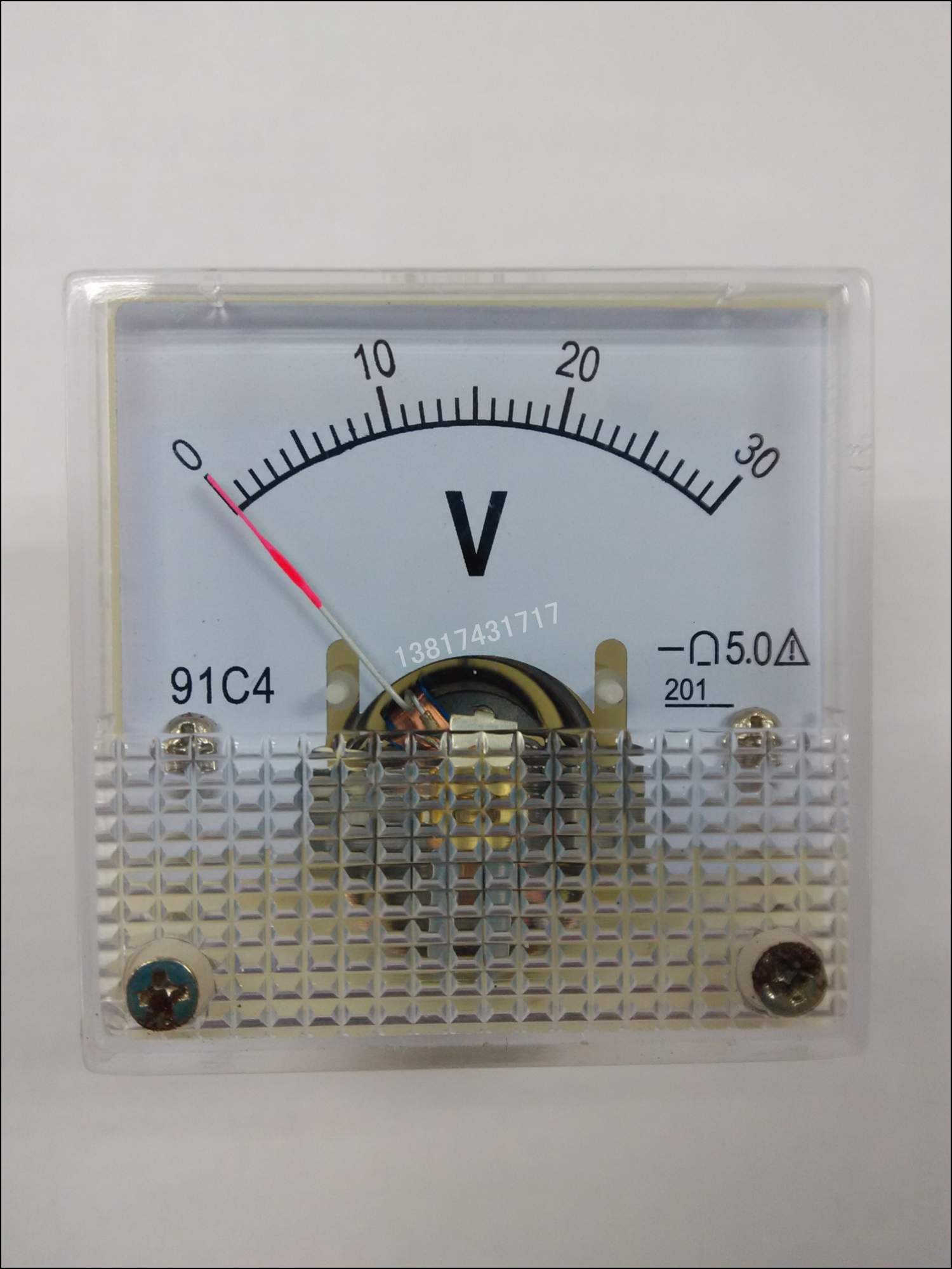 91C4 30V 指针式直流电压表 电流电压表 面板表