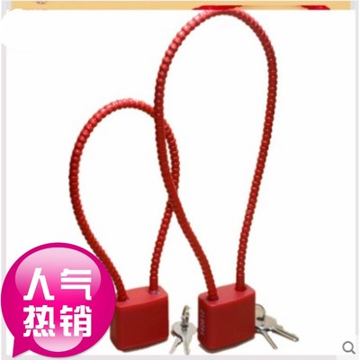 电瓶车头盔锁软钢丝绳橱