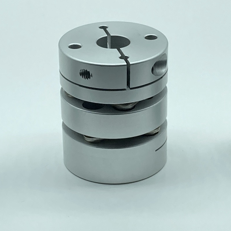 外径D39单膜片联轴器 长度L34 抱紧式双簧片 电机丝杆连轴 大扭矩