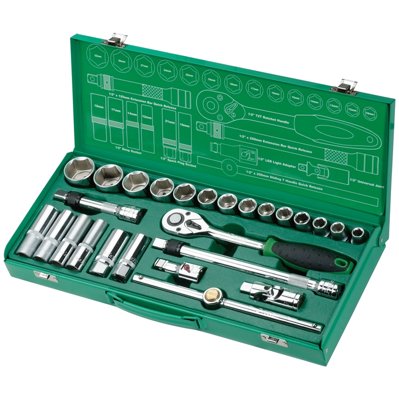 台湾宝工件套筒扳手组具