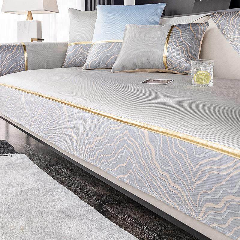 凉席冰丝沙发垫新款2024夏季夏天沙发套全包万能套防滑沙发盖布巾