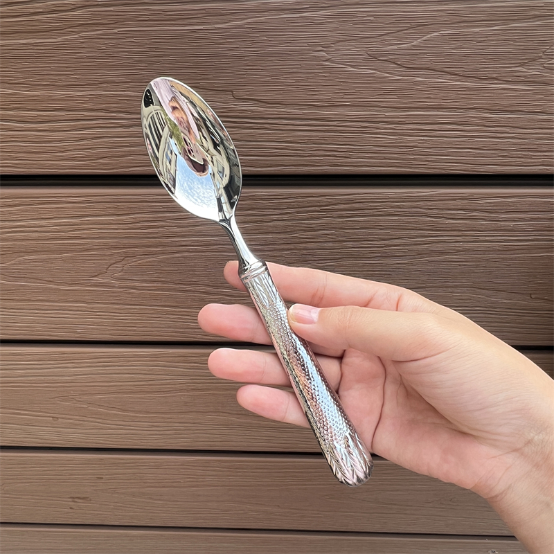 【麦穗系列】304不锈钢主餐勺吃饭勺汤勺调羹成人汤匙西餐勺