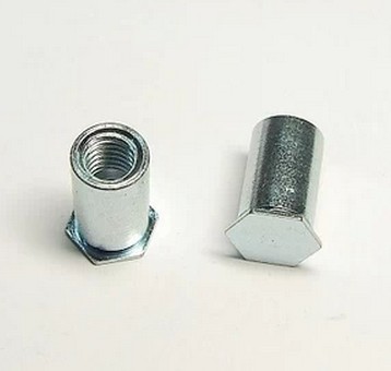 环保蓝白锌盲孔压铆螺柱