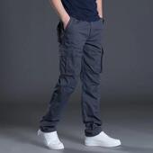 man Casual winter Summer For Cotton Pants Trousers Cargo Men