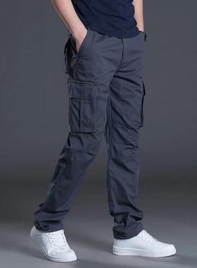 Summer winter Cotton Casual Cargo Pants For Men Trousers man