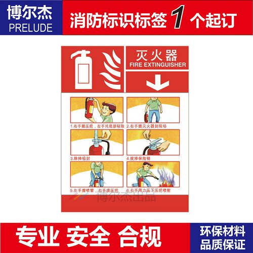 灭火器使用方法说明安全