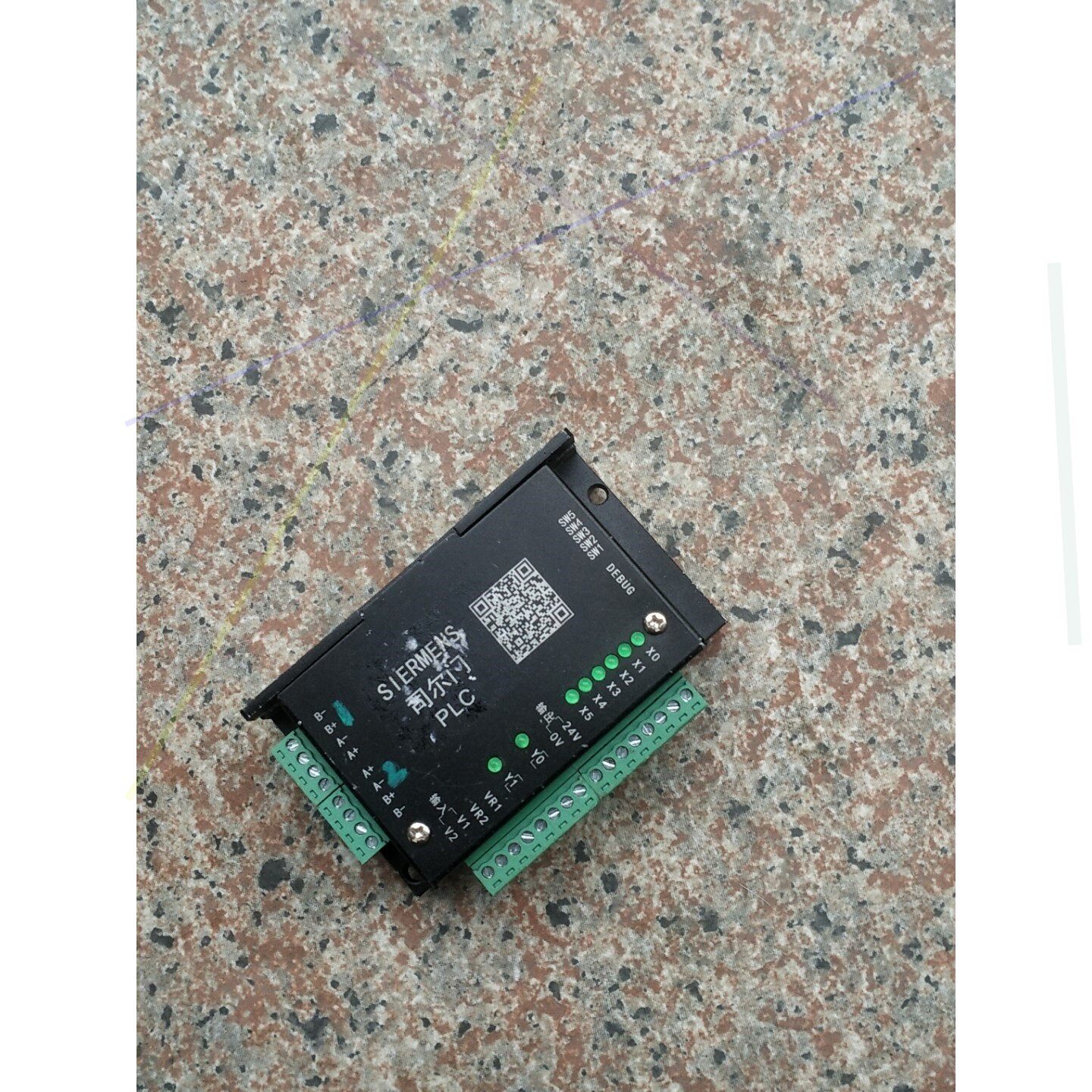 非实价议价议价司尔门PLC,2路步进电机驱动器,印刷机用,通电Y0灯