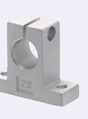 SHAM12导向轴支座支架固定座T型开口固定底座标准型SHA8 10 ~60