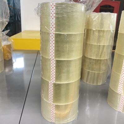 120米超大卷加长加厚透明胶带防水工厂打包封装快递分装超强粘性