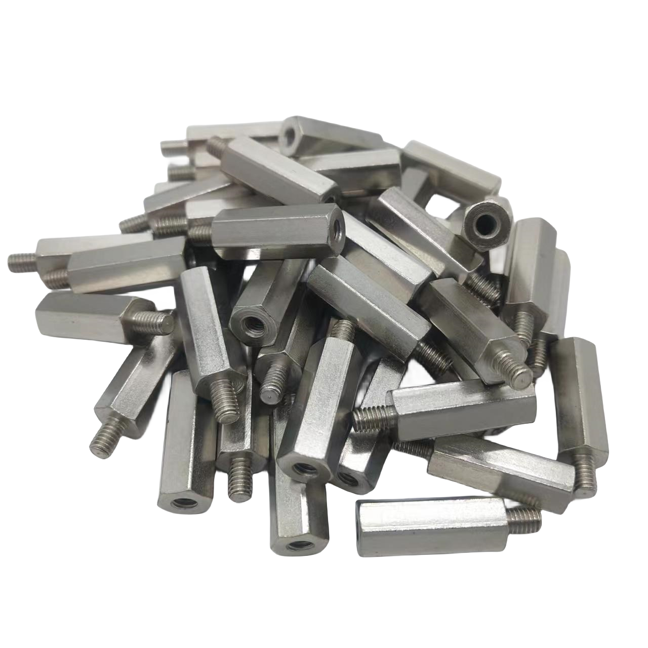 镀镍六角螺柱加粗增高支